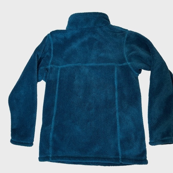 Patagonia Girls Re-Tool Snap-T Fleece Pullover Polartec in Teal Blue Size Large - Picture 8 of 13